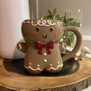 NEW Christmas Gingerbread Man Mug